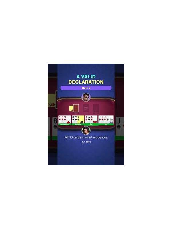 A Two-Pass Check Before Making a Rummy Declaration
