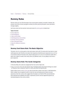 Rummy Guide: Use a Table Position Map for Better Recall
